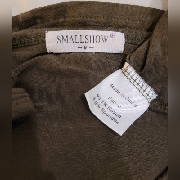 Maternity Nursing Dress, army green - Picture 8 of 8